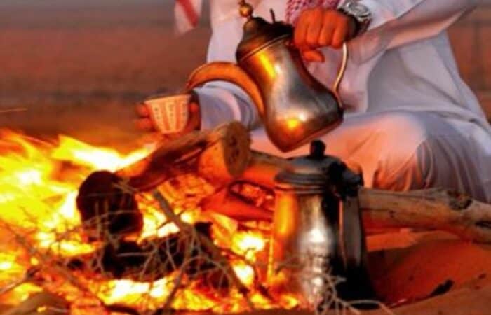 Bedouin coffee man