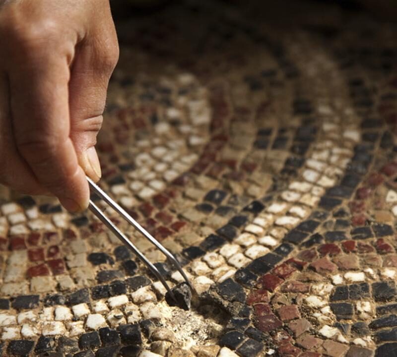 Mosaic making 7