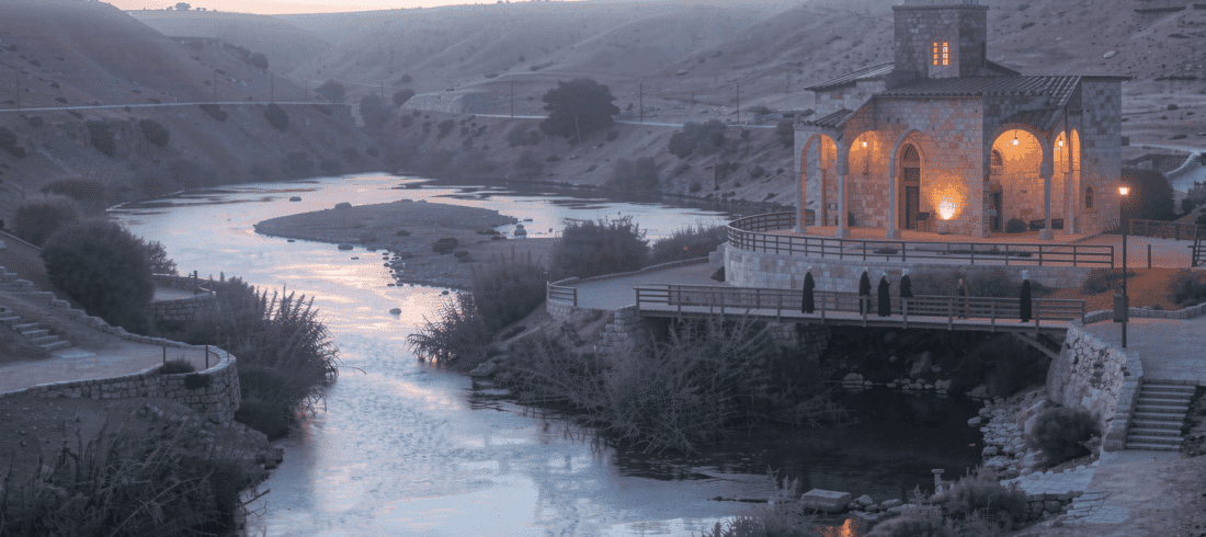 Chiesa greco-ortodossa presso il fiume Giordano al Sito del Battesimo